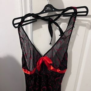 Black and Red Women’s Lingerie